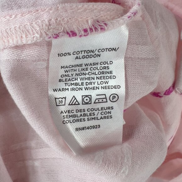 Ann Taylor Loft Utility Dolman Shirt Blouse Pink Button Up Size Medium NWT - Picture 6 of 6